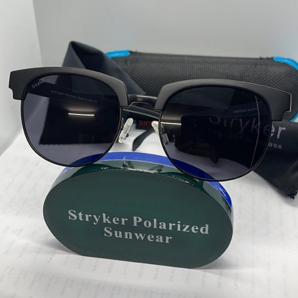 BNIB Stryker Popular UNISEX Club Master style Polarized lenses ST06219